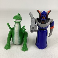 Disney Toy Story Mcdonalds 4″ Rex Dinosaur Emperor Zurg Roll Figures Bundle Lot