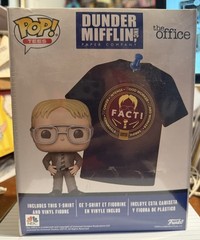 NBC THE OFFICE DWIGHT POP & TEE DUNDER MIFFLIN FUNKO EXCLUSIVE BUNDLE NEW XXL 2X