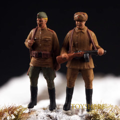 Diorama 1/72 WW2 soldier Germany officer Sniper army toy fit 1:72 TANK