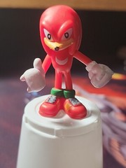 Knuckles the Echidna Sonic X Figure Collection SEGA TOYS 2003 Japan H04 1.9in