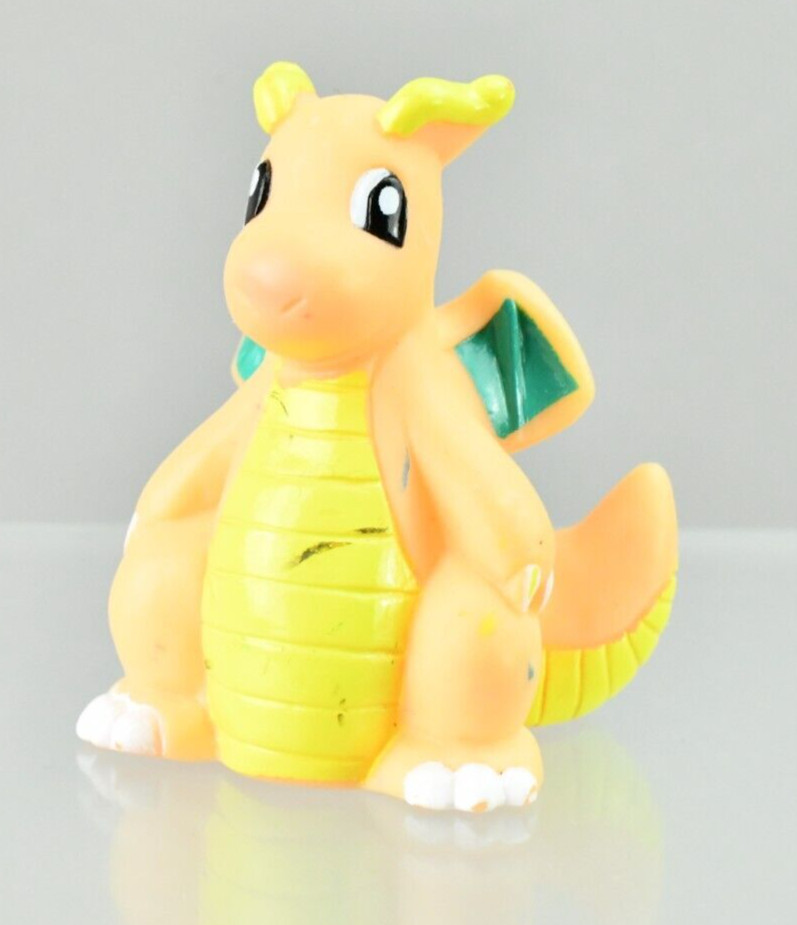 Pokemon Dragonite Finger Puppet Rubber Mini Figure Bandai Nintendo