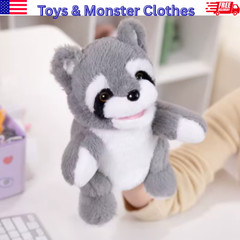 Animal Hand Puppet Plush Toy Soft Stuffed Doll Kids Gift Husky Fox Bear