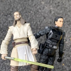 LOT 10 STAR WARS HAN SOLO Snow trooper CAD BANE Death Star OBIWAN FIGURE Rare