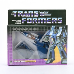 Transformers G1 Decepticon Warrior Thundercracker Toy Figures Reissue Gift