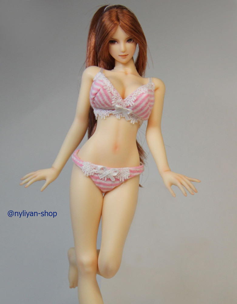 UDDOLL 1/6 Female Finger Bone Seamless Silicone Body 12″Figure Fit OB Head