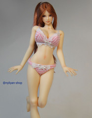UDDOLL 1/6 Female Finger Bone Seamless Silicone Body 12″Figure Fit OB Head
