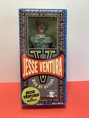Jesse Ventura For Governor Man Of Action Navy Seal Camouflage Uniform Figure 99