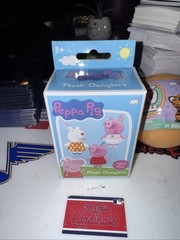 New Peppa Pig Plush Dangler Clip On Blind Box Hasbro 3+