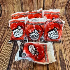Vintage 1999 Burger King Pokemon Pokeball Toys Set of 6 New Sealed 1 Open Rare