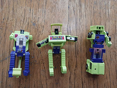 G1 Constructicons Devastator Parts Lot including Mixmaster’s Magna Laser Gun