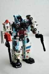 Transformers G1 Vintage Protectobots Defensor Combiner 100% Complete w/manual