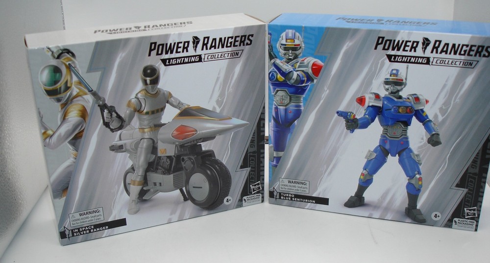 Power Rangers Lightning Collection in Space Silver Ranger Figure Deluxe Cycle 2