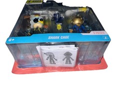 Devseries Shark Bite 2 Shark Cage Toy + Virtual Item Code – New
