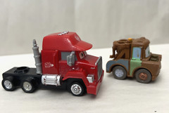 Disney Pixar Cars Mater & Mack Die Cast / Plastic Cars Trucks Mattel Lot of 2