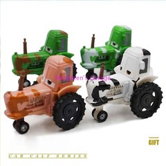 Disney Pixar Cars Orange Green Frank Harvester Cow Tractor Alloy Toy Model Gifts