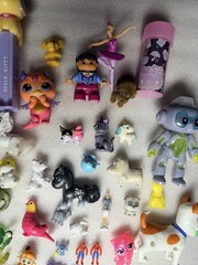 Various 45+ Toy Figurines As Shown Animals Dolls