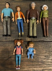 Lot Of 6 Beverly Hills Sweet Li’l Family Dollhouse People Figure LOVING FAMILY