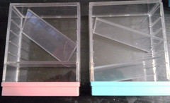 2 NEW miniverse my spaces furniture PINK & & BLUE BAKERY DISPLAY CASES * READ *