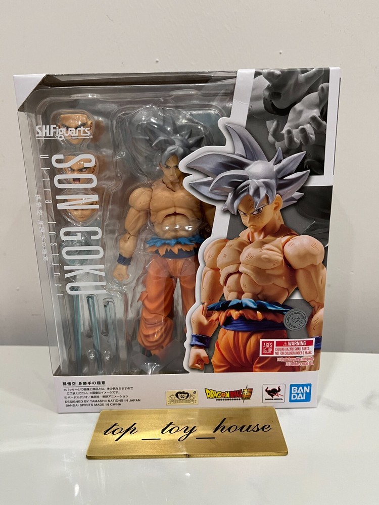 Bandai S.H.Figuarts Dragon Ball Super Son Goku Ultra Instinct Reissue Figure Toy