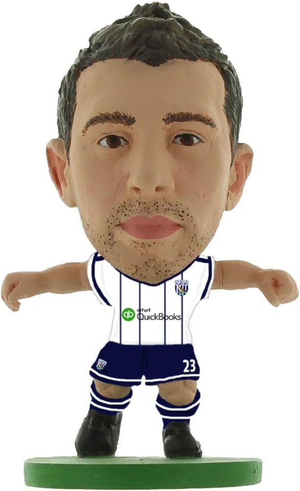 SoccerStarz West Bromwich Albion FC Gareth Mcauley Home Kit