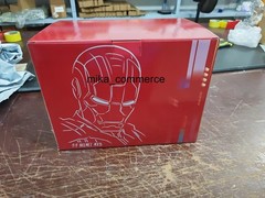 Iron Man Full Black Helmet MK5 1/1 Electronic Voice-controlled Mask Cosplay Prop