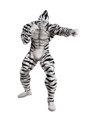 CCP CMC No.68 Kinnikuman Zebra 2.0 Original Color Soft Vinyl Figure