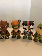 Kid Robot Teenage Mutant Ninja Turtles Vinyl Figure Lot