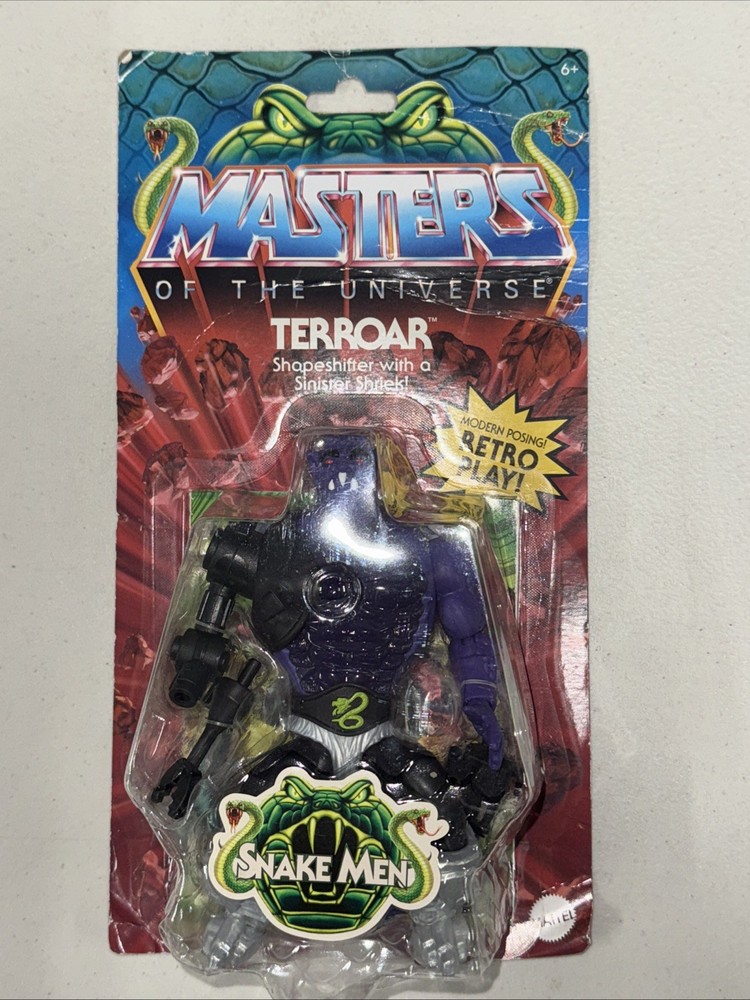 Masters of the Universe TERROAR 6″ Figure MOTU Origins Snake Men 2024 HYD34