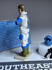 GI Joe Maverick Complete 1987 ARAH Vintage Hasbro Black Gun & File Card