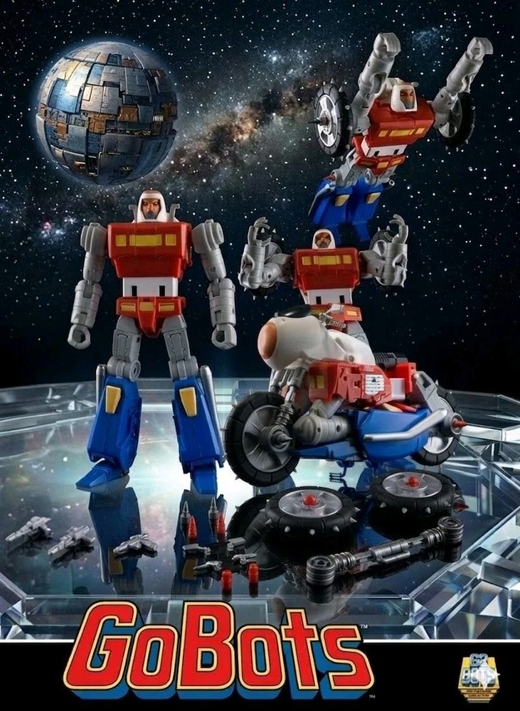 🇺🇸 KFC Toys Eavi Metal Phase Toecutter complete P-6K Gobots Cykill MP Scale