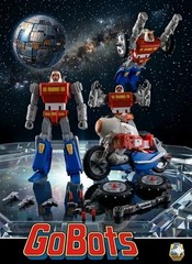 🇺🇸 KFC Toys Eavi Metal Phase Toecutter complete P-6K Gobots Cykill MP Scale