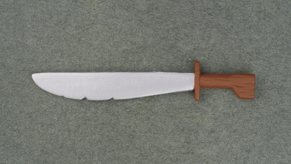 BST AXN TMNT Rocksteady Street Thug Machete 5″ 1:15 Scale Custom Fodder