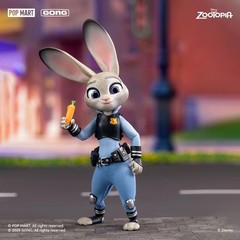Popmart Gong Zootopia Bunny Best & Nick Wilde Friend Action FIgure In Stock New