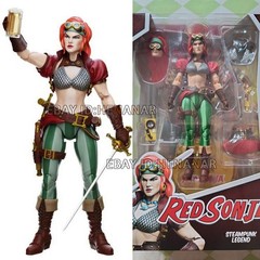 BFS 1/12 Red Sonja Steampunl Lady 6in Action Figure Model Collectible