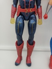Marvel CAPTAIN MARVEL Doll Makes Noises And Lights & Wonder Woman 12″ Doll Lot