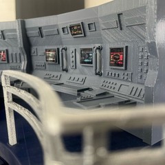 Custom USS Enterprise (NX-01) Bridge for 4.5 IN (1:16) FIGURE