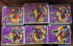 Transformers TFC Toys Poseidon Combiner Set of 6 Complete W Boxes Piranacon (G1)