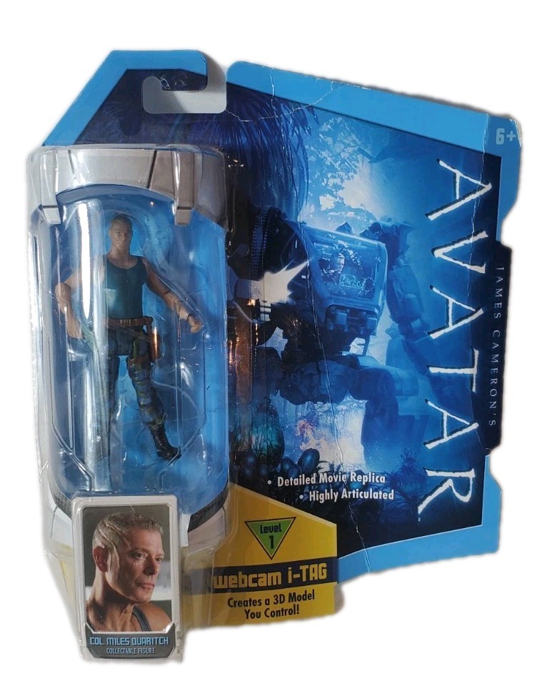 James Cameron’s Avatar Colonel Miles Quaritch Webcam i-Tag Collectible Figure