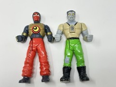 KB Toys Electronic Karate Fighters Milton Bradley 2 Sets Tested & Working 1996
