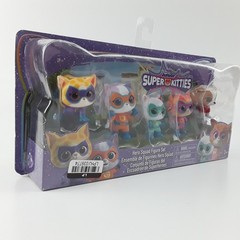 Disney Junior Super Kitties Hero Squad 5-Piece Action Figure Set Toy 67001
