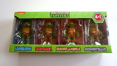 Teenage Mutant Ninja Turtles 2016 Herocross Mini Metal Action Figures 4in1 TMNT