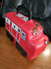 Chuggington Die-Cast Train Lot 15 & Plastic Trains Carrying Case EUC