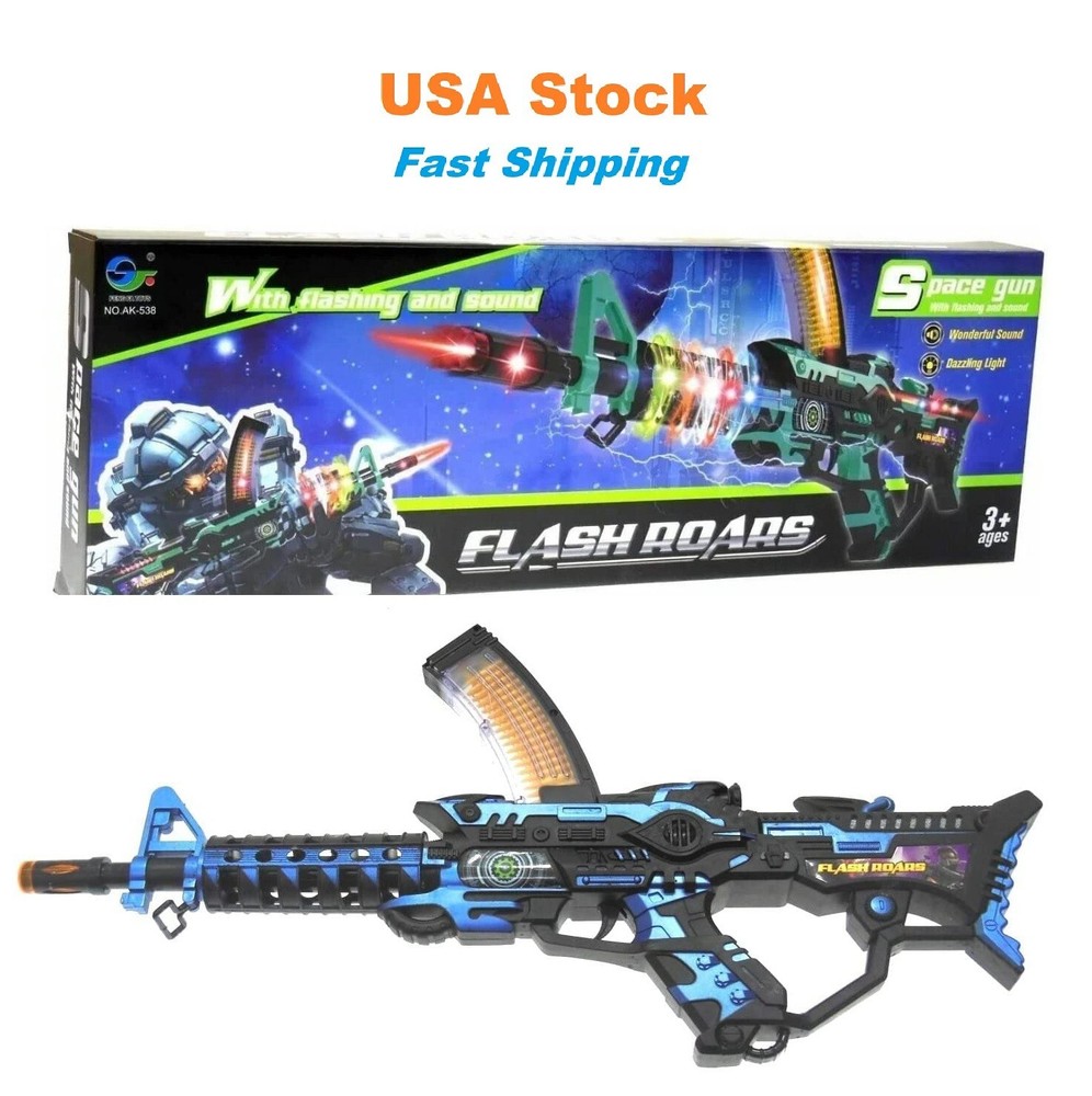 AK-538 Electronic Toy Sniper Gun, Assault Rifle, Super Lights/Sound, 22”