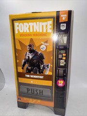 Fortnite The Scientist Vending Machine 19 pc New Sealed Gameboy 4” Action Figure