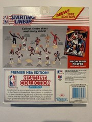 💥🏀 1992 DERRICK COLEMAN Starting Lineup, NJ Nets, NBA, Card & Poster 🏀💥