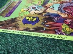 1986 Vintage Masters Of The Universe MOTU Coloring Book Golden *Read*