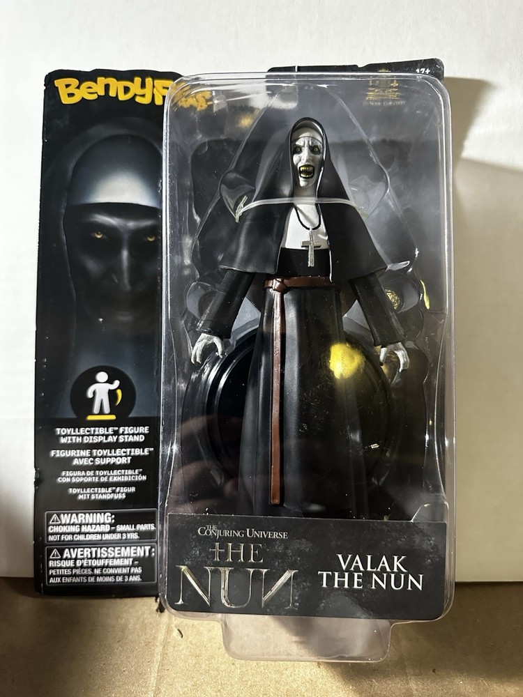 Conjuring Universe BendyFigs The Nun Movie 7″ Figure – Valak Noble DAMAGED CARD