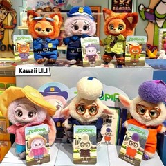 MINISO Zootopia Series Vinyl Plush Toy Pendant Confirmed Blind Box Figure Gift