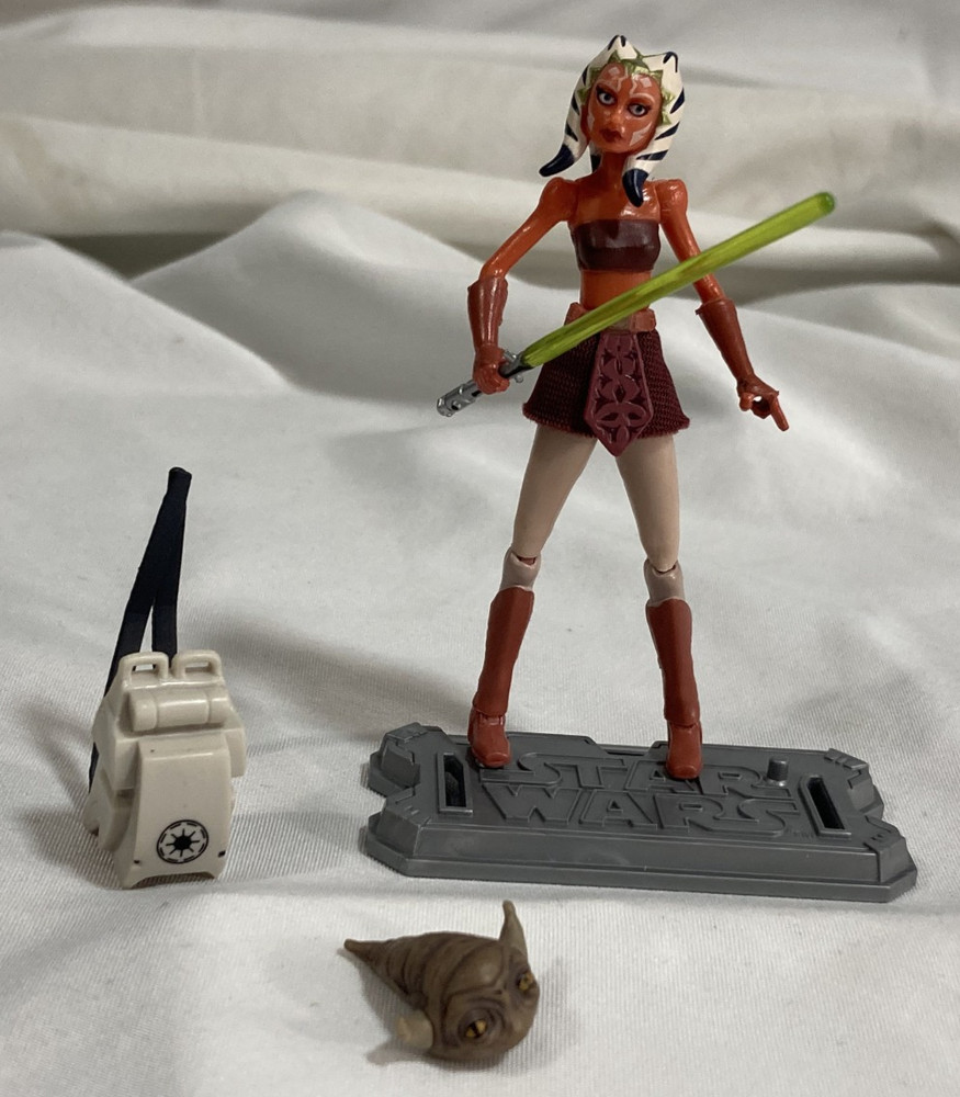 Ahsoka Tano Rotta Huttler Animated Star Wars No 9 2008 3.75″ Figure Clone Wars