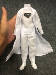 1/6 Custom Superman Returns Jor-El Marlon Brando Suit Boots for Action Figure